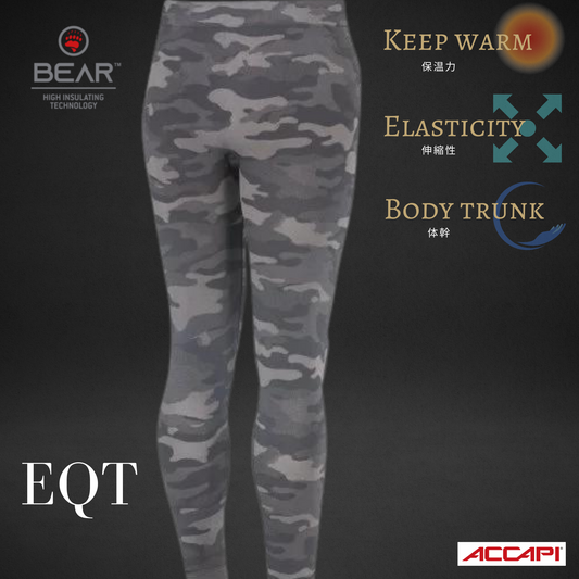 ACCAPI EQT POLARBEAR パンツ男女兼用 カモフラージュ柄 F375