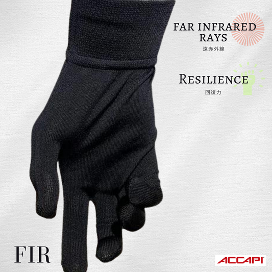 ACCAPI アカピ FIR UNDERGLOVES 遠赤外線手袋 男女兼用 NN335