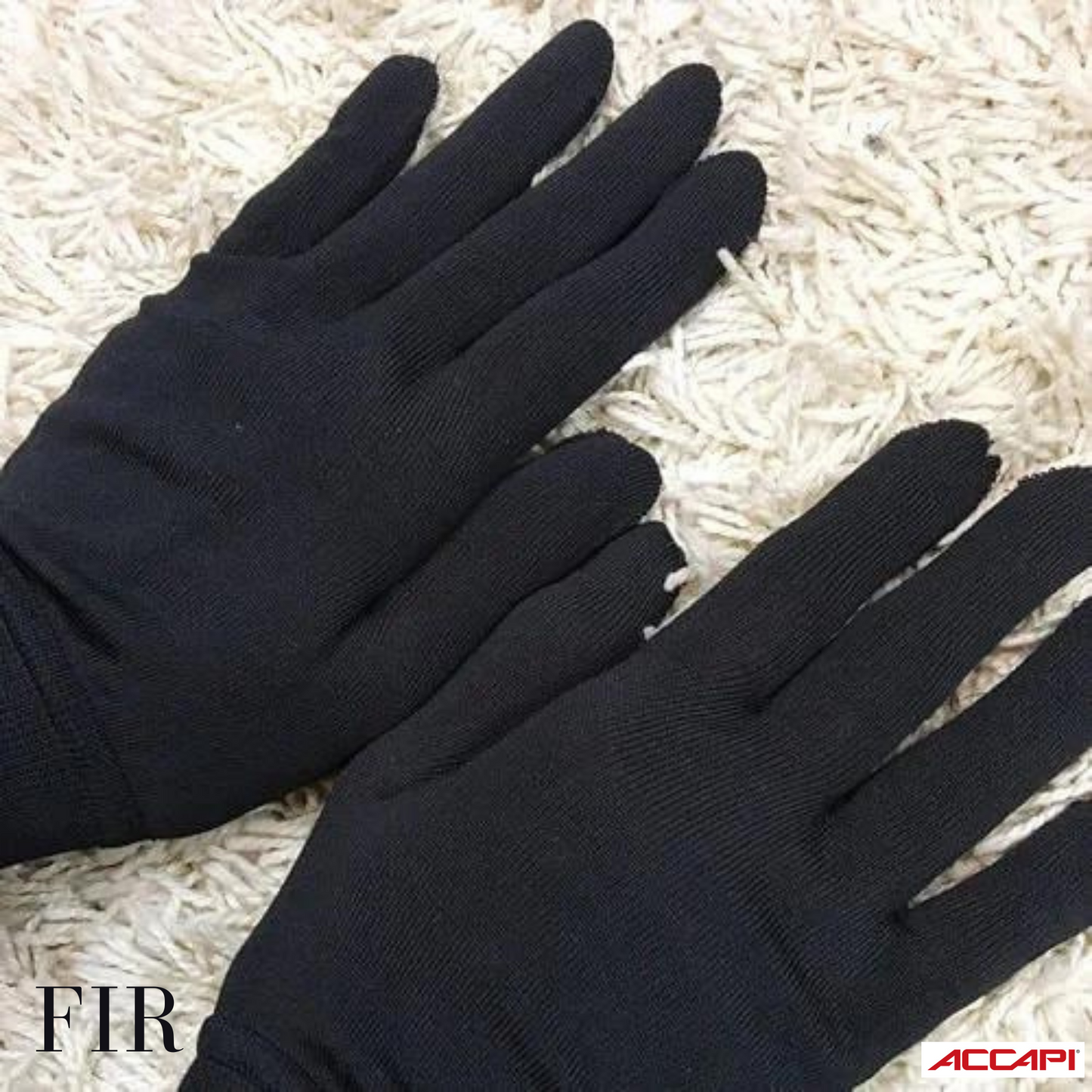 ACCAPI アカピ FIR UNDERGLOVES 遠赤外線手袋 男女兼用 NN335