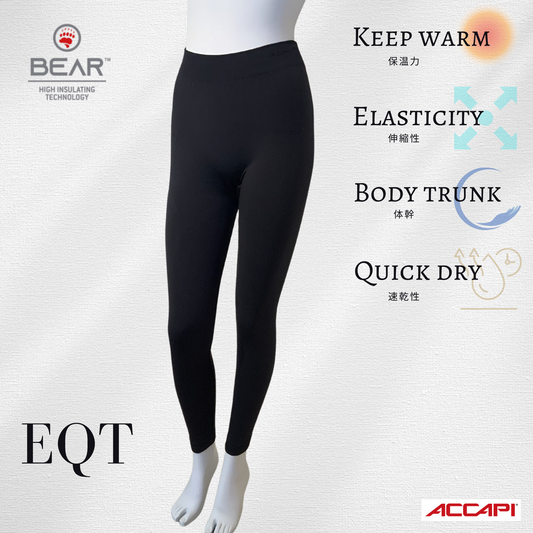 ACCAPI EQT POLARBEAR F305 ポーラベア 黒 無地 男女兼用